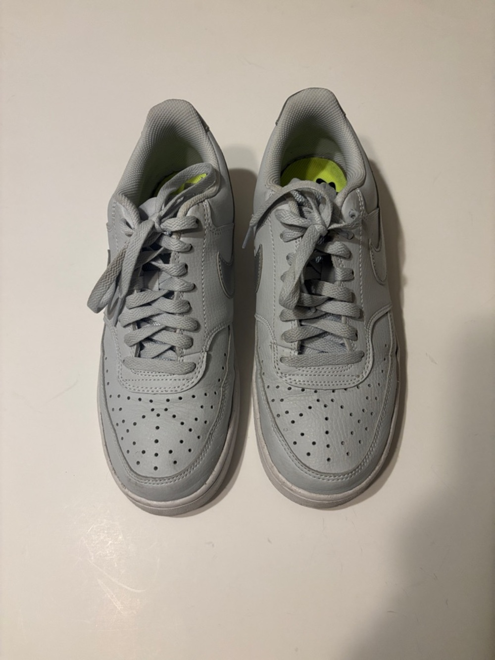 Nike court vision Light Gray/silver  Low-Top Sneakers